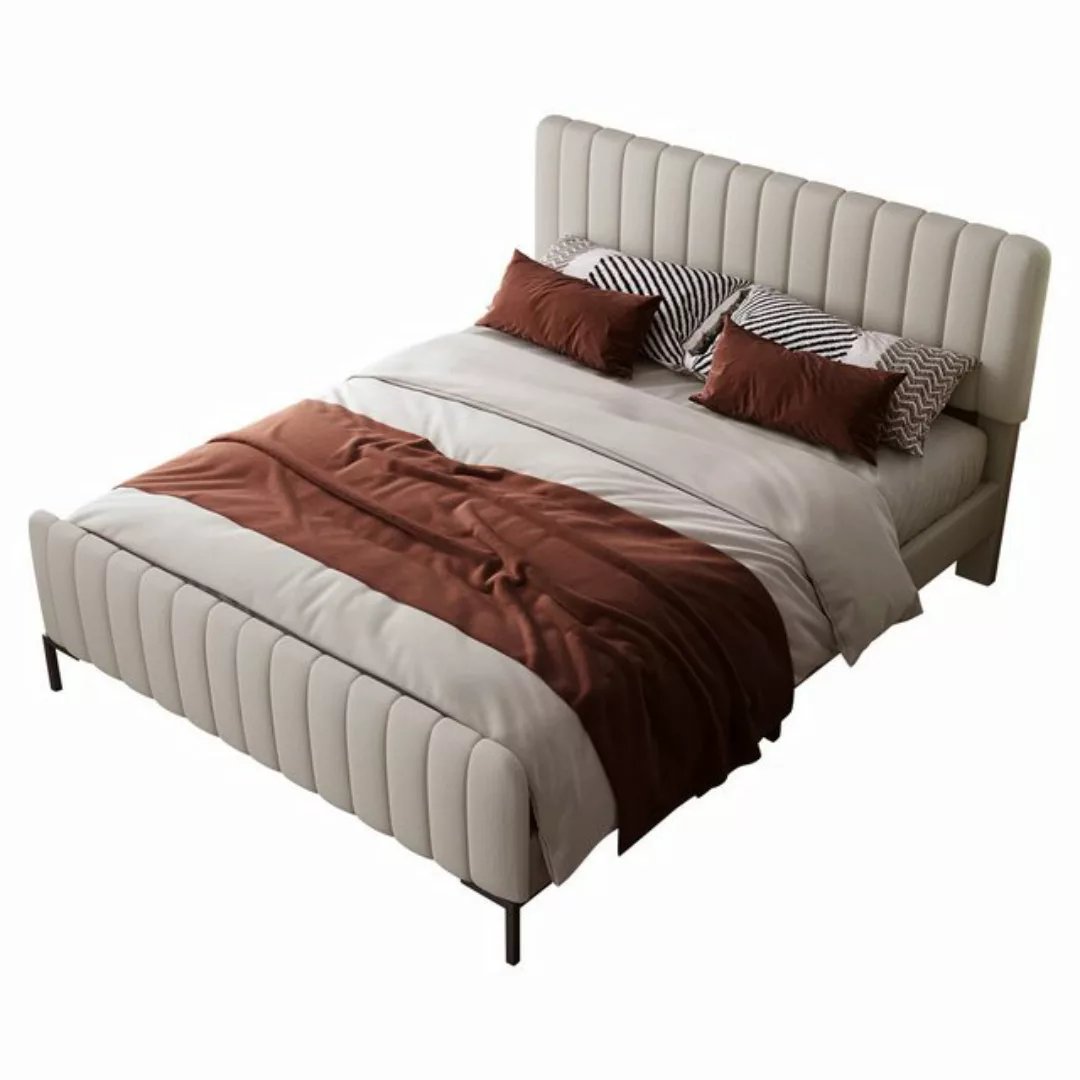 MODFU Polsterbett Einzelbett Stauraumbett Bett (160x200cm Ohne Matratze), B günstig online kaufen