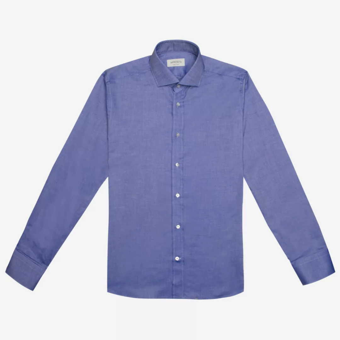 Hemd  einfarbig  marineblau 100% reine baumwolle oxford, kragenform  modern günstig online kaufen