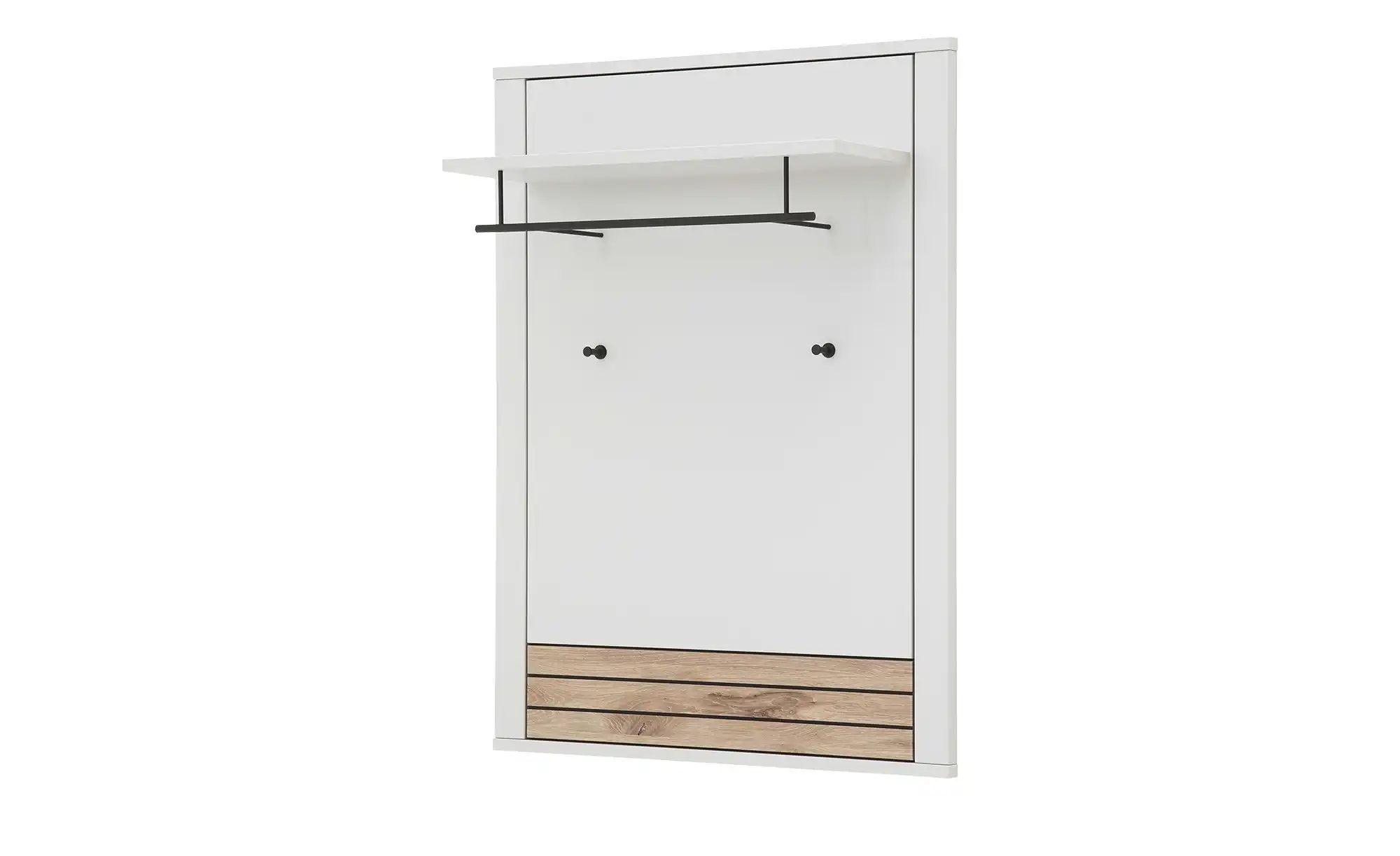Garderobenpaneel  Octave ¦ weiß ¦ Holzwerkstoff ¦ Maße (cm): B: 90 H: 122 T günstig online kaufen