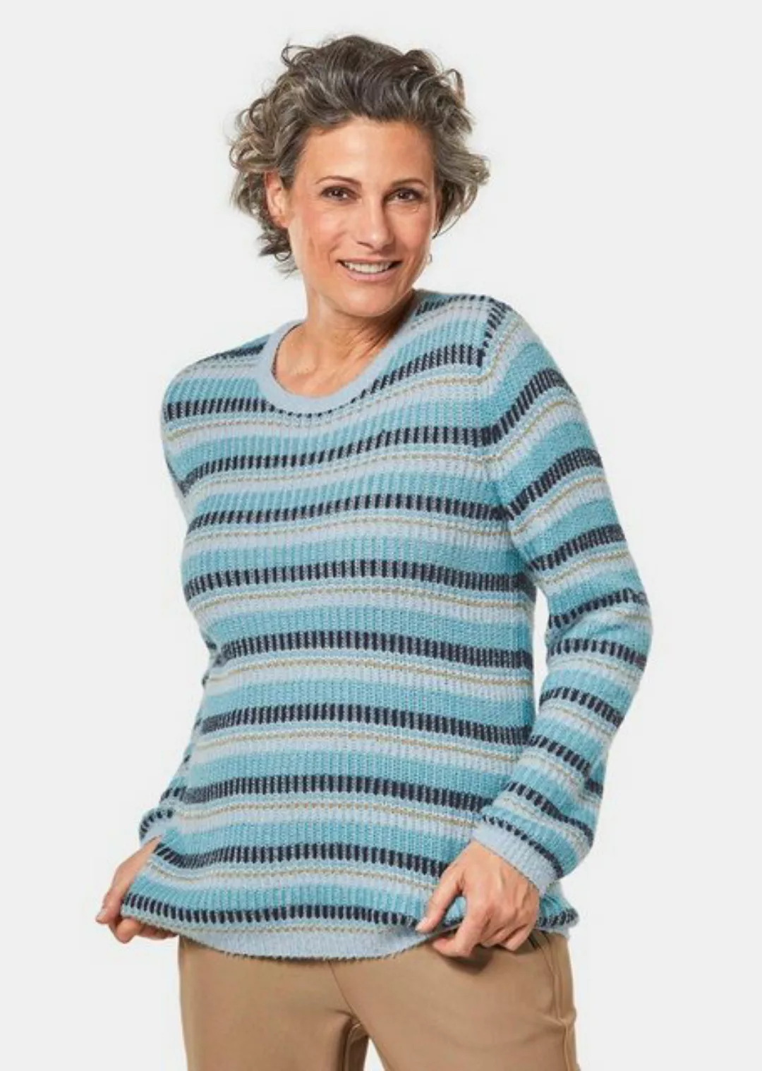 GOLDNER Strickpullover Kurzgröße: günstig online kaufen