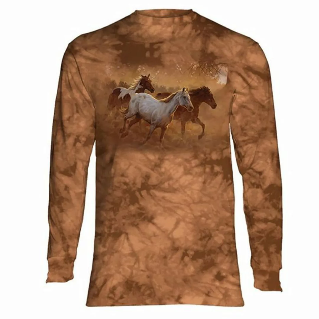 The Mountain Longsleeve Gold Run Pferde günstig online kaufen