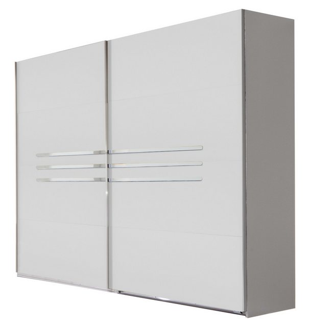 freiraum Schwebetürenschrank Anna in WEISS - 225x208x65cm (BxHxT) günstig online kaufen