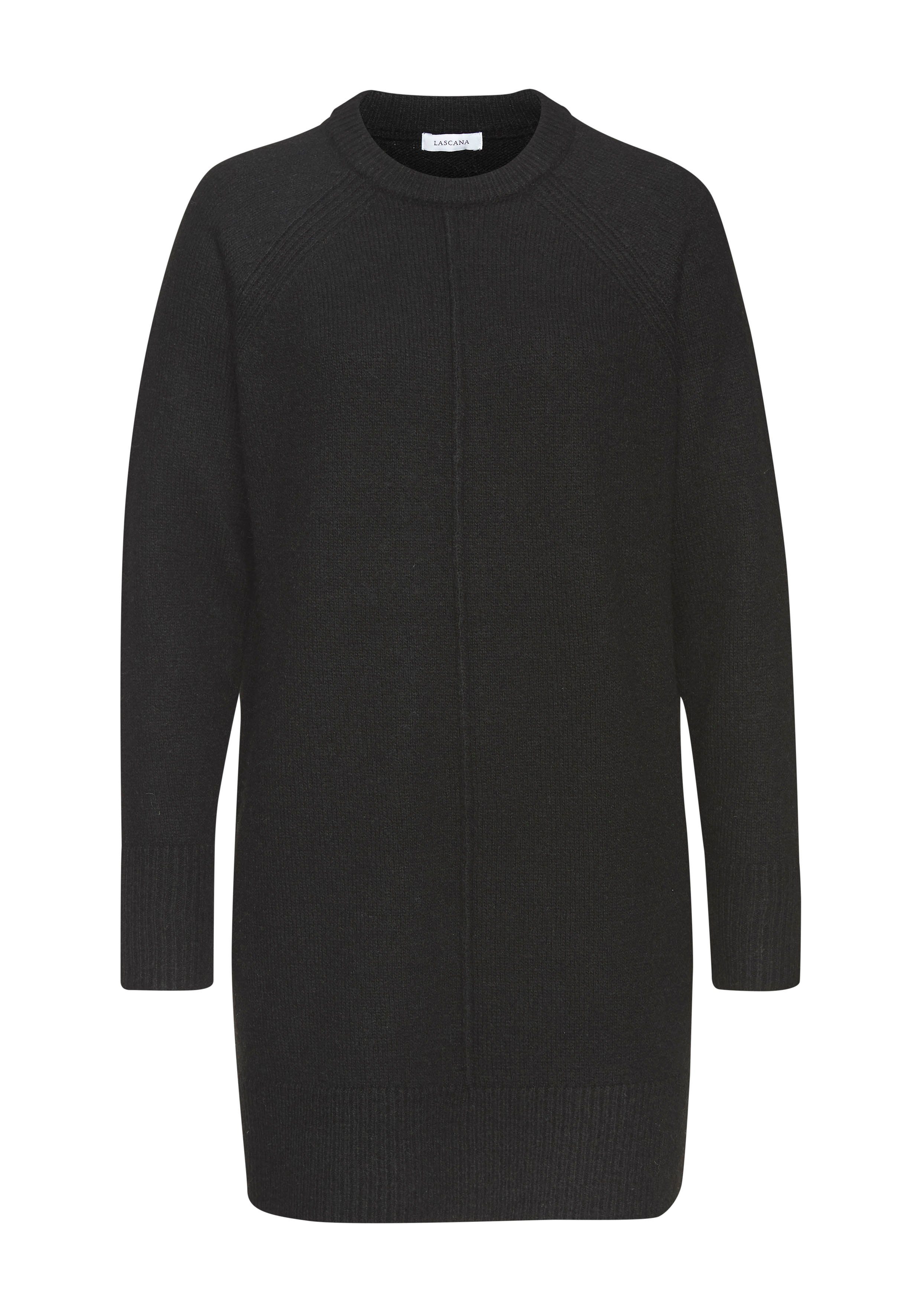 LASCANA Longpullover, in lässiger Form aus supersofter Qualität, Kuschelpul günstig online kaufen