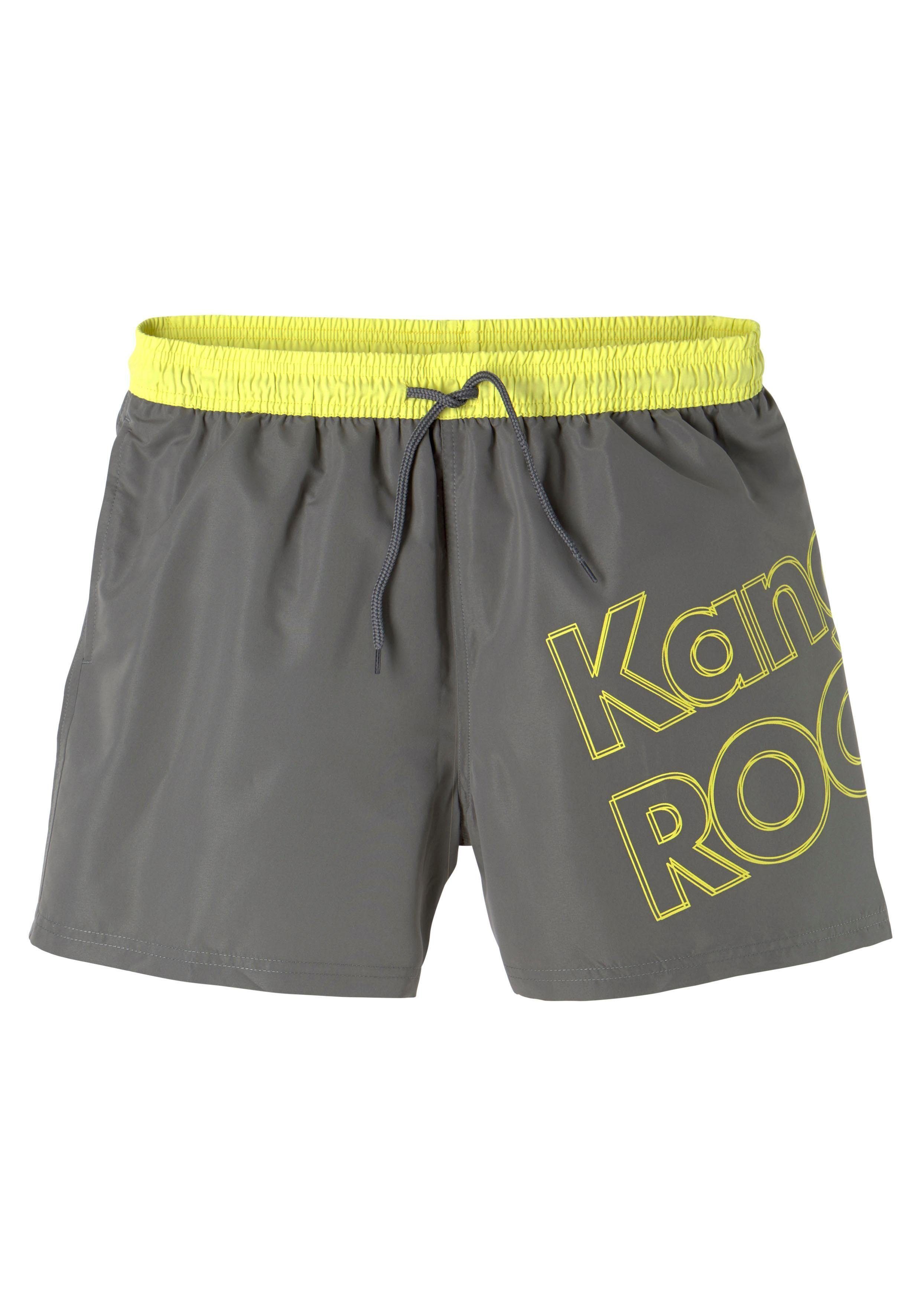 KangaROOS Badeshorts Adams mit großem Logoschriftzug günstig online kaufen