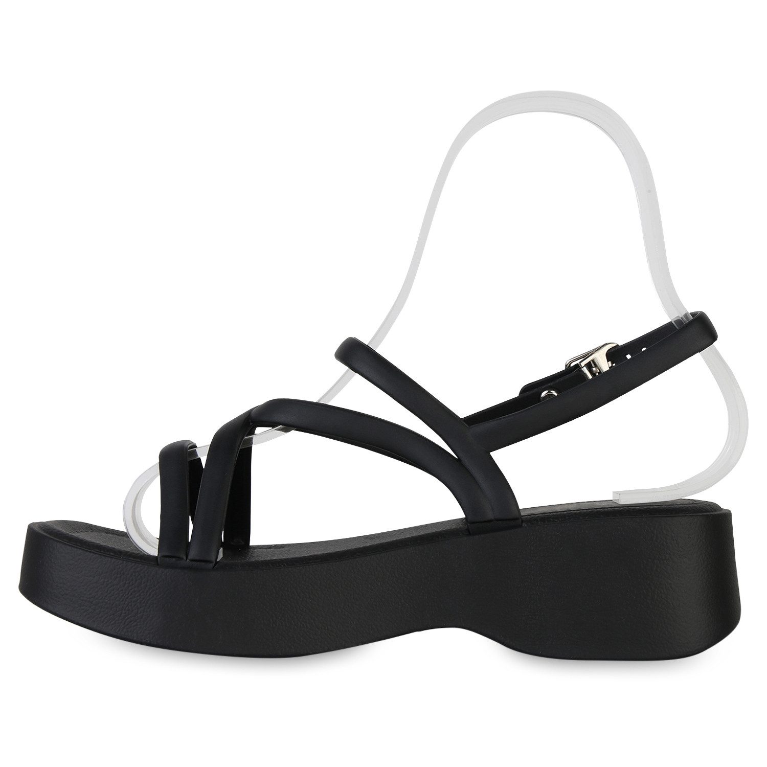 VAN HILL 841596 Plateausandaletten Schuhe günstig online kaufen