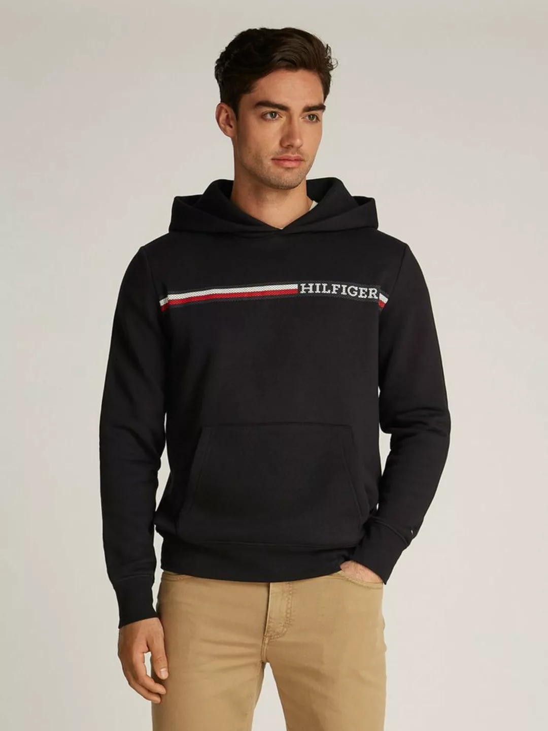 Tommy Hilfiger Hoodie CHEST STRIPE HOODY günstig online kaufen