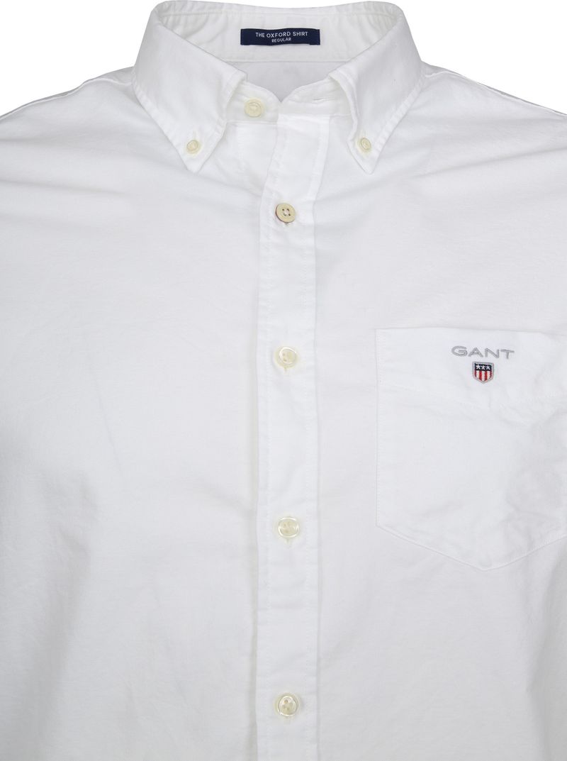 Gant Casual Hemd Oxford Weiß - Größe L günstig online kaufen