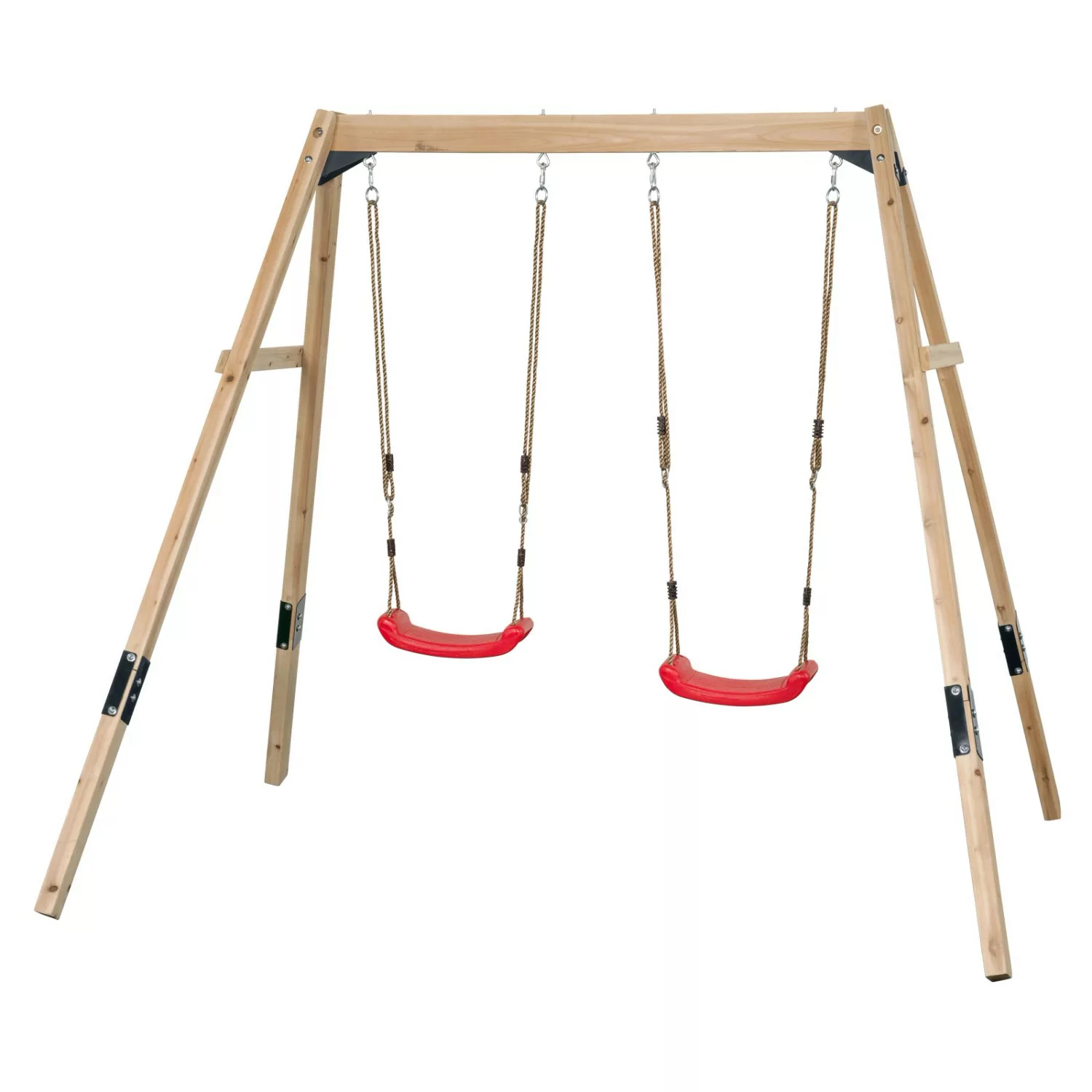 Swing King Schaukel Olivia 230 cm x 230 cm x 200 cm Natur FSC® günstig online kaufen