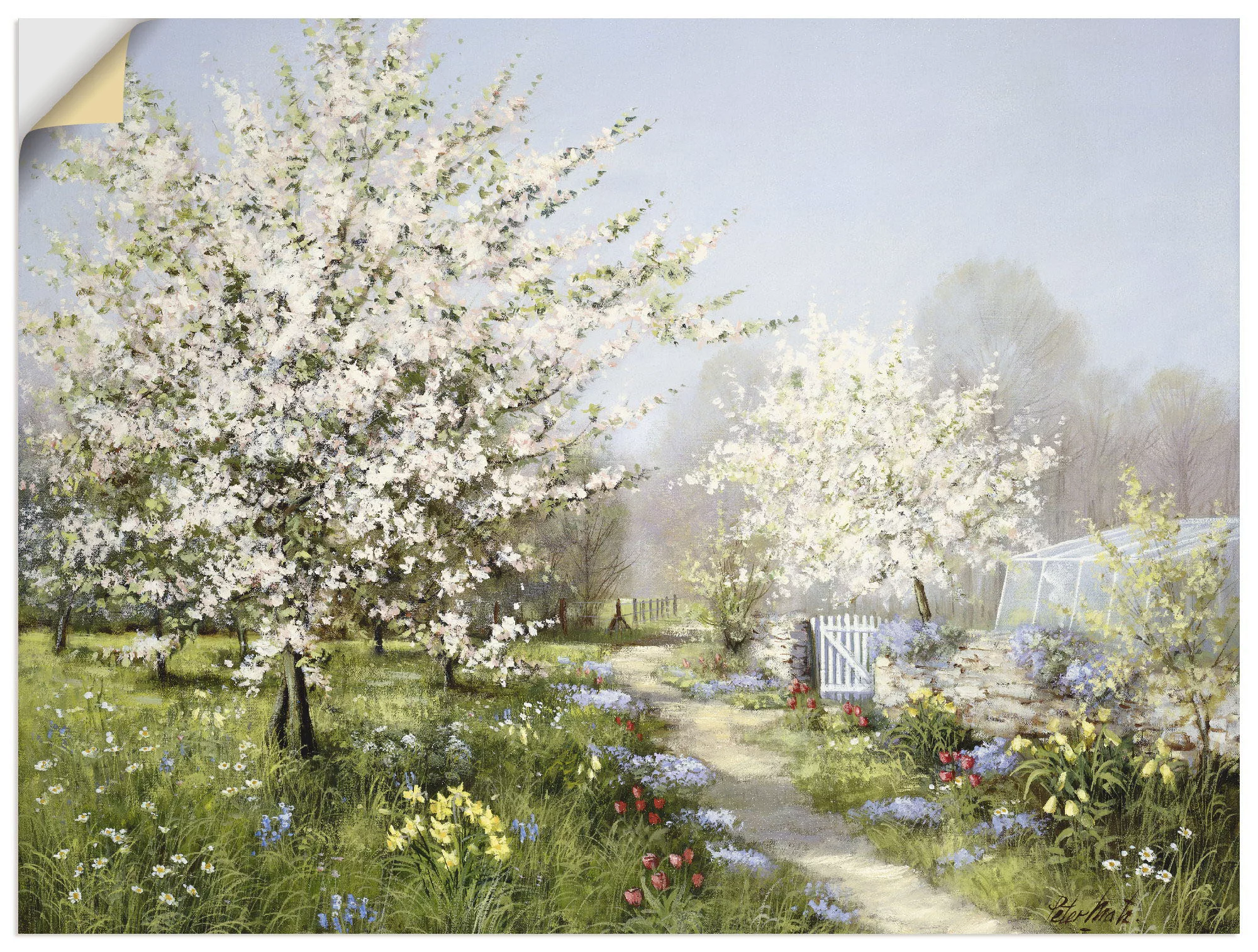 Artland Wandbild »Frühlingsblüten«, Wiesen & Bäume, (1 St.) günstig online kaufen