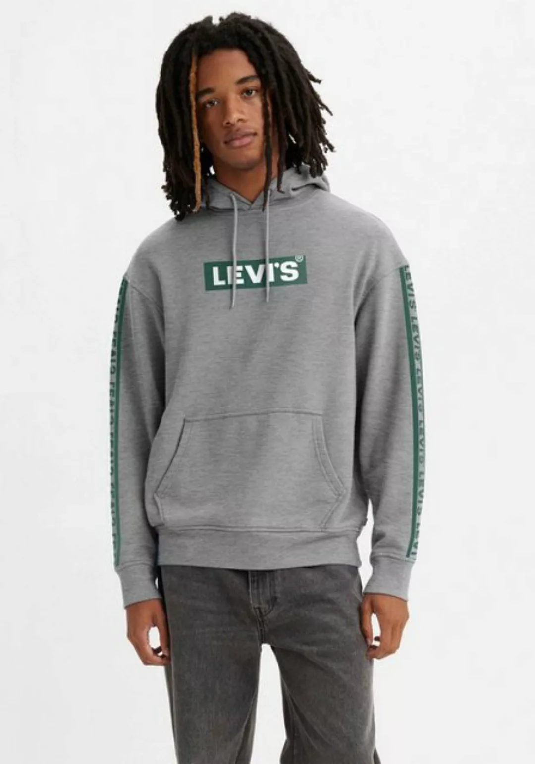 Levi's® Hoodie RELAXED GRAPHIC in melierter Optik mit Logoschriftzug an den günstig online kaufen