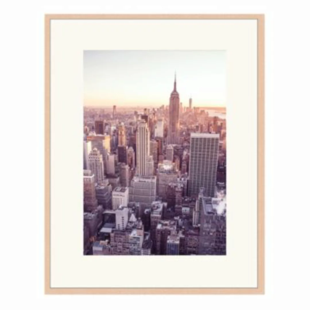 Any Image Wandbild Sonnenuntergang in New York beige Gr. 70 x 90 günstig online kaufen