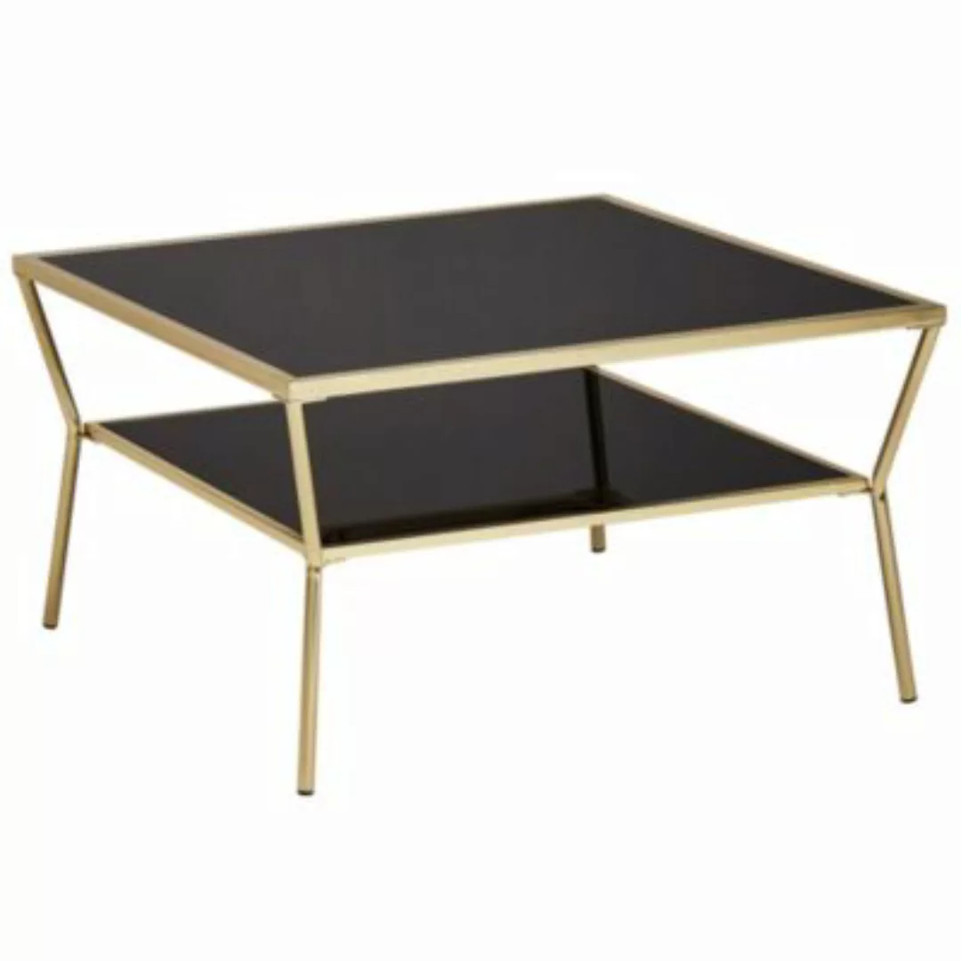 FineBuy Couchtisch Metall 70 x 70 x 40 cm (LxBxH) schwarz günstig online kaufen