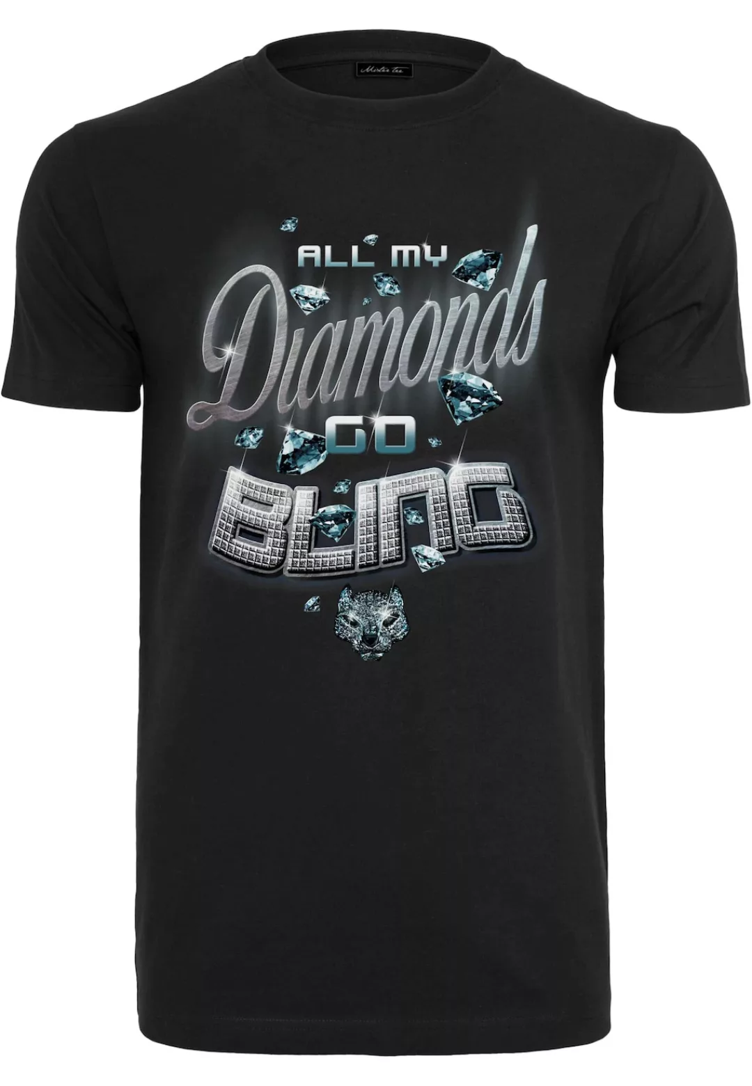 MisterTee T-Shirt "MisterTee Herren Diamonds Go Bling Tee" günstig online kaufen