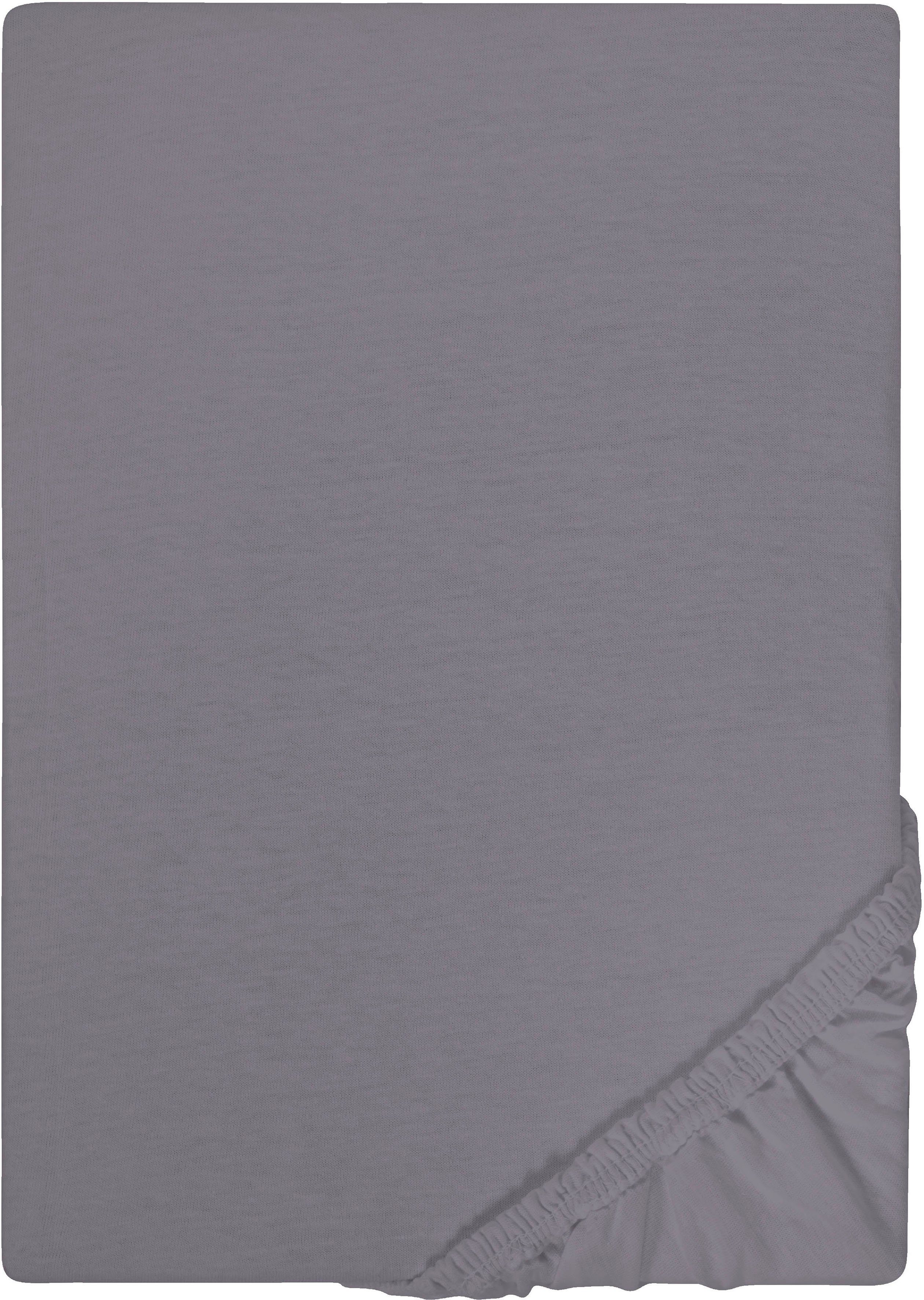 Biberna Spannbettlaken Spannbetttuch Jersey, Jersey, Gummizug: günstig online kaufen