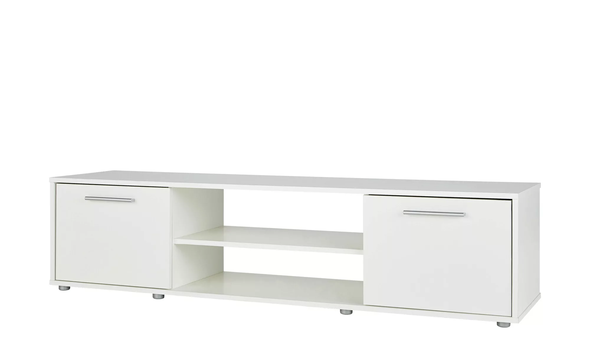 TV-Lowboard  Ascona - weiß - 159 cm - 39 cm - 40 cm - Sconto günstig online kaufen