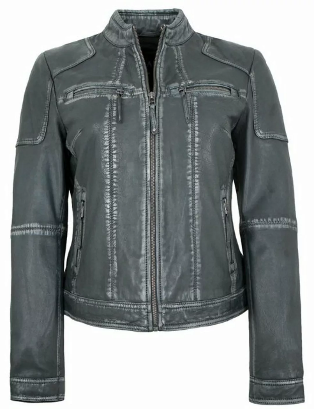 Jilani Lederjacke Cathy-2 Jilani - Damen Lederjacke Bikerjacke Lammnappa an günstig online kaufen