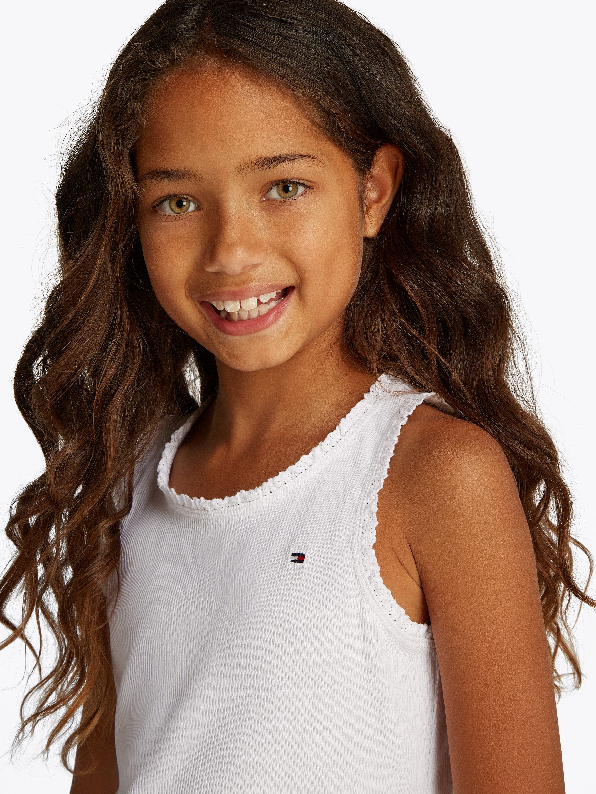 Tommy Hilfiger Tanktop ESSENTIAL RIB LACE günstig online kaufen