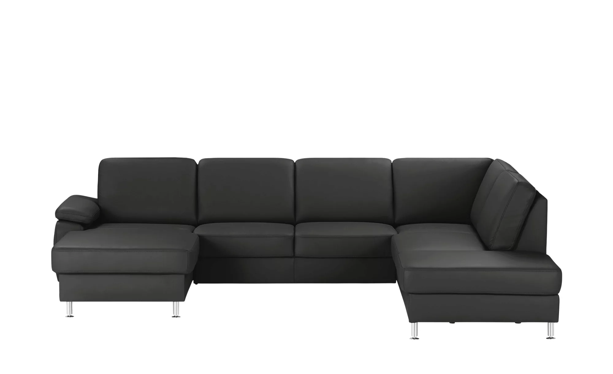 meinSofa Wohnlandschaft  Kathi - schwarz - 86 cm - Polstermöbel > Sofas > L günstig online kaufen