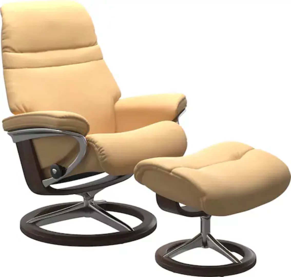 Stressless® Relaxsessel »Sunrise«, (Set, Relaxsessel mit Hocker), mit Signa günstig online kaufen