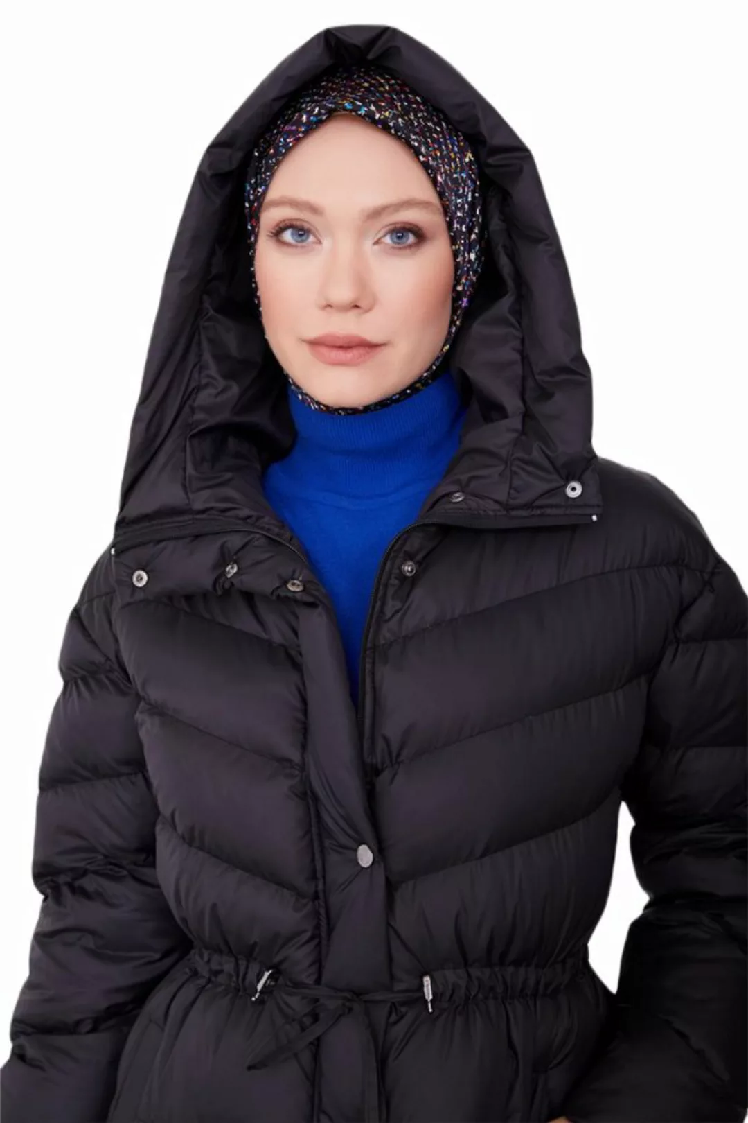 ARMİNE Steppmantel Armine Steppjacke Damen, Warm Mantel Damen Lang, Winterj günstig online kaufen