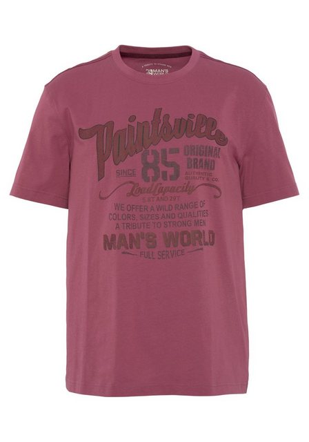 Man's World T-Shirt mit Print günstig online kaufen