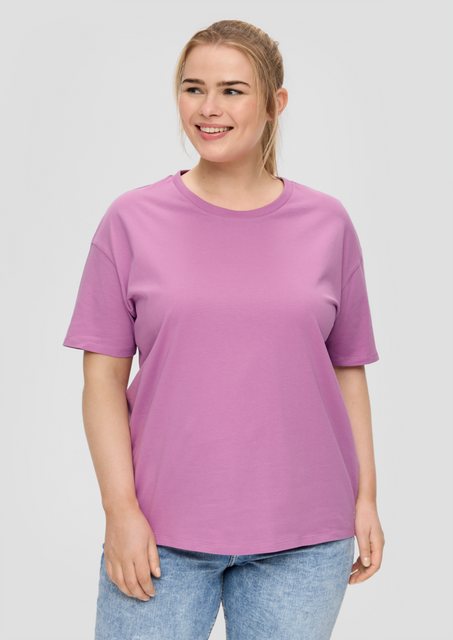 QS Kurzarmshirt T-Shirt aus reiner Baumwolle günstig online kaufen