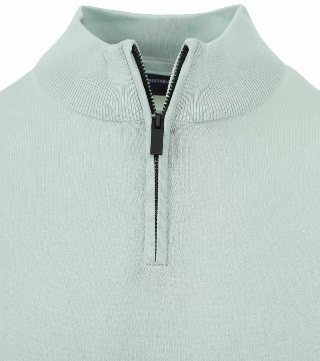 Suitable Half Zip Pullover Mintgrün - Größe XXL günstig online kaufen