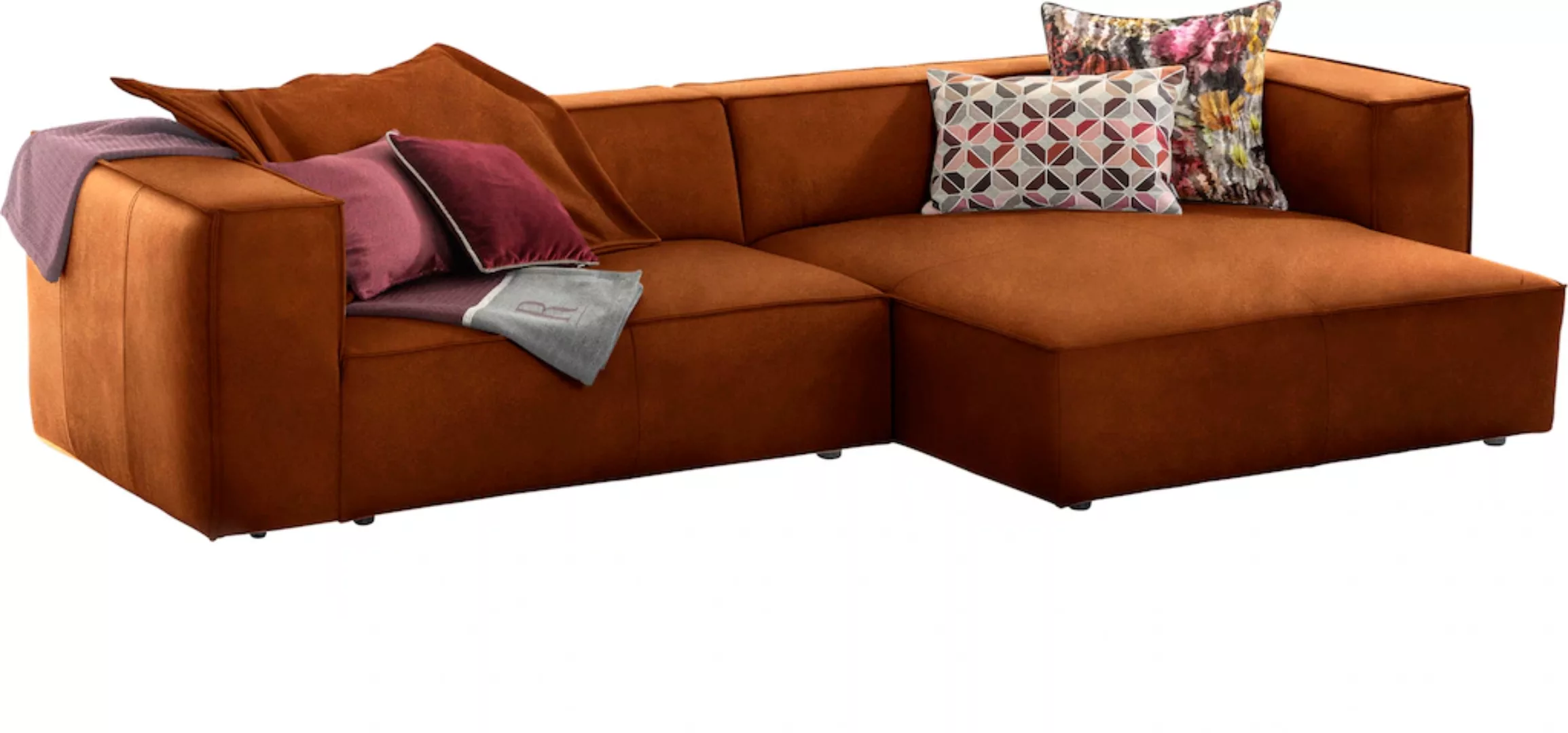 W.SCHILLIG Ecksofa "around-the-block", (Spar-Set), inklusive Hocker, mit el günstig online kaufen