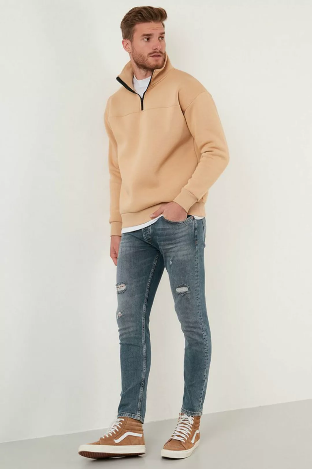 Buratti Sweatshirt Regular Fit günstig online kaufen