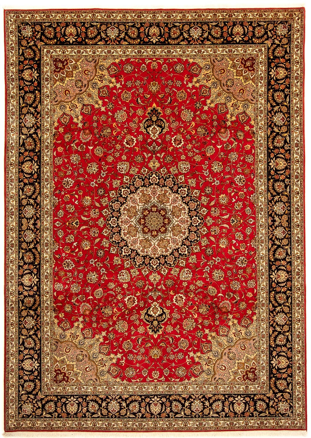 morgenland Orientteppich »Perser - Täbriz - Royal - 351 x 253 cm - rot«, re günstig online kaufen