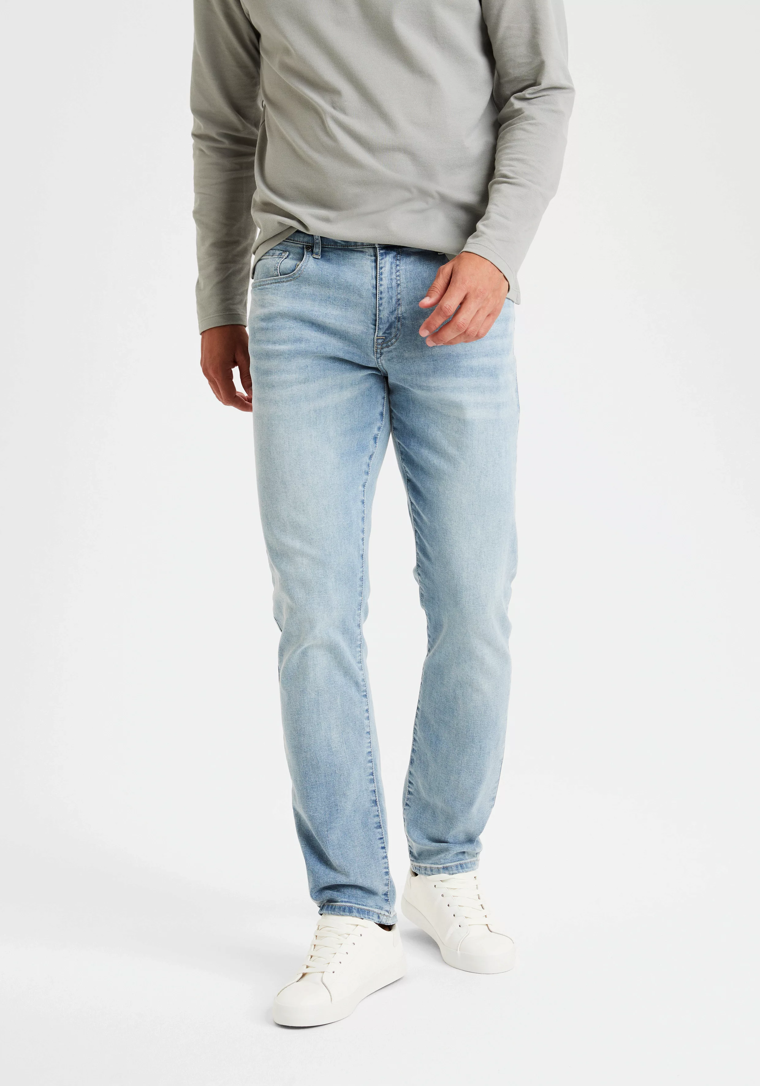 Buffalo 5-Pocket-Jeans Straight-fit mit normaler Bundhöhe, aus elastischer günstig online kaufen