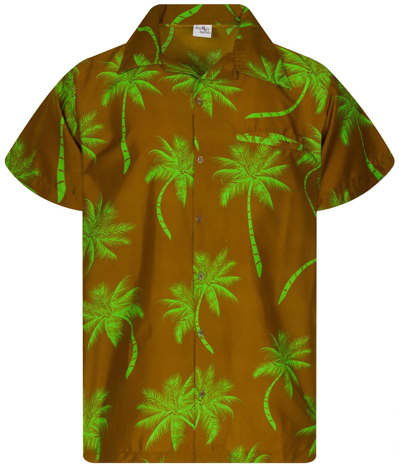 King Kameha Hawaiihemd Palmshadow Funky Hawaii-Hemd günstig online kaufen