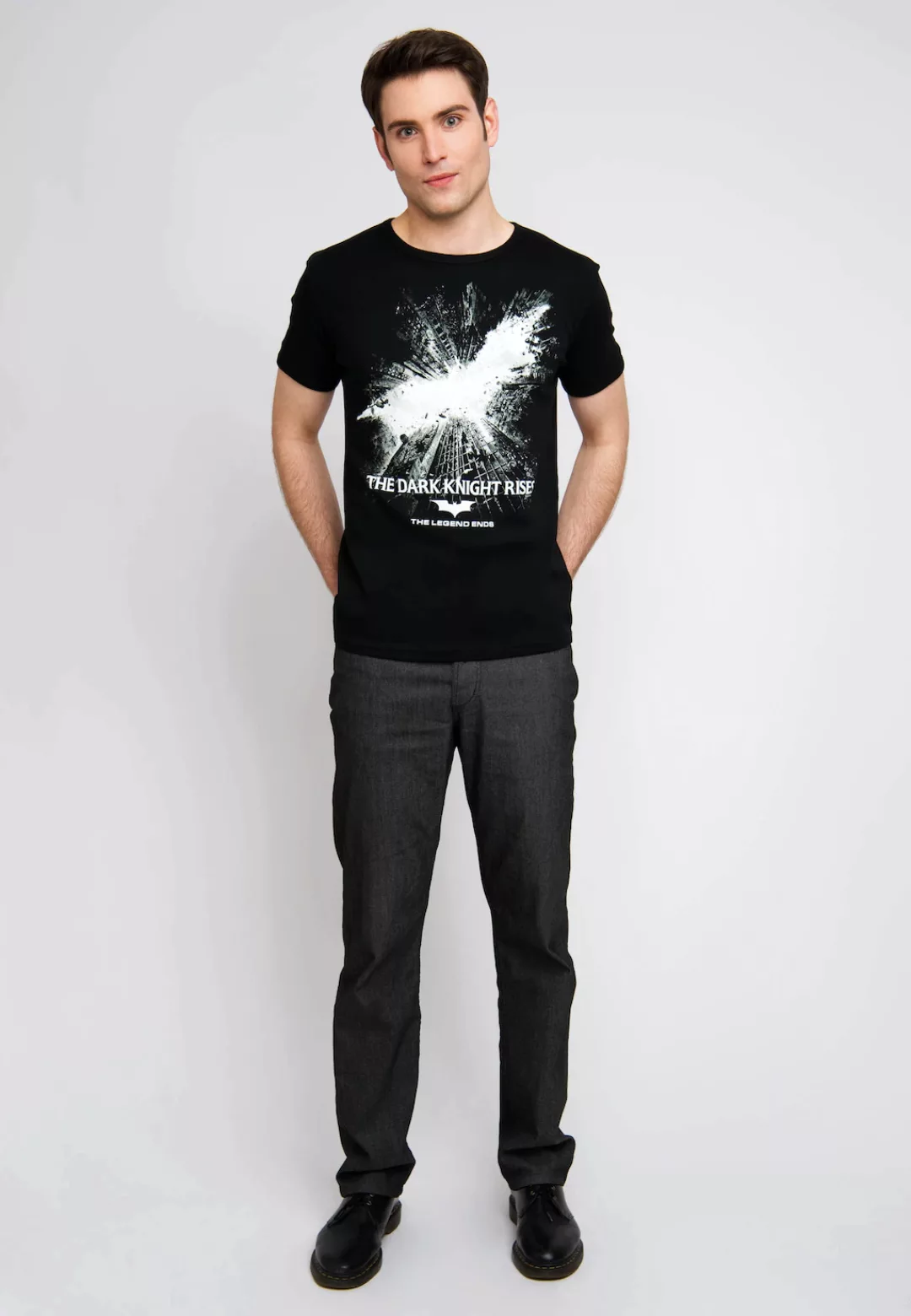 LOGOSHIRT T-Shirt "Batman The Dark Knight Rises", mit tollem Batman-Logo günstig online kaufen