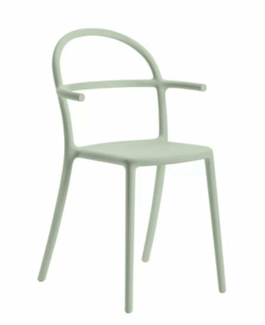 Stapelbarer Sessel Generic C plastikmaterial grün / Polypropylen - Kartell günstig online kaufen