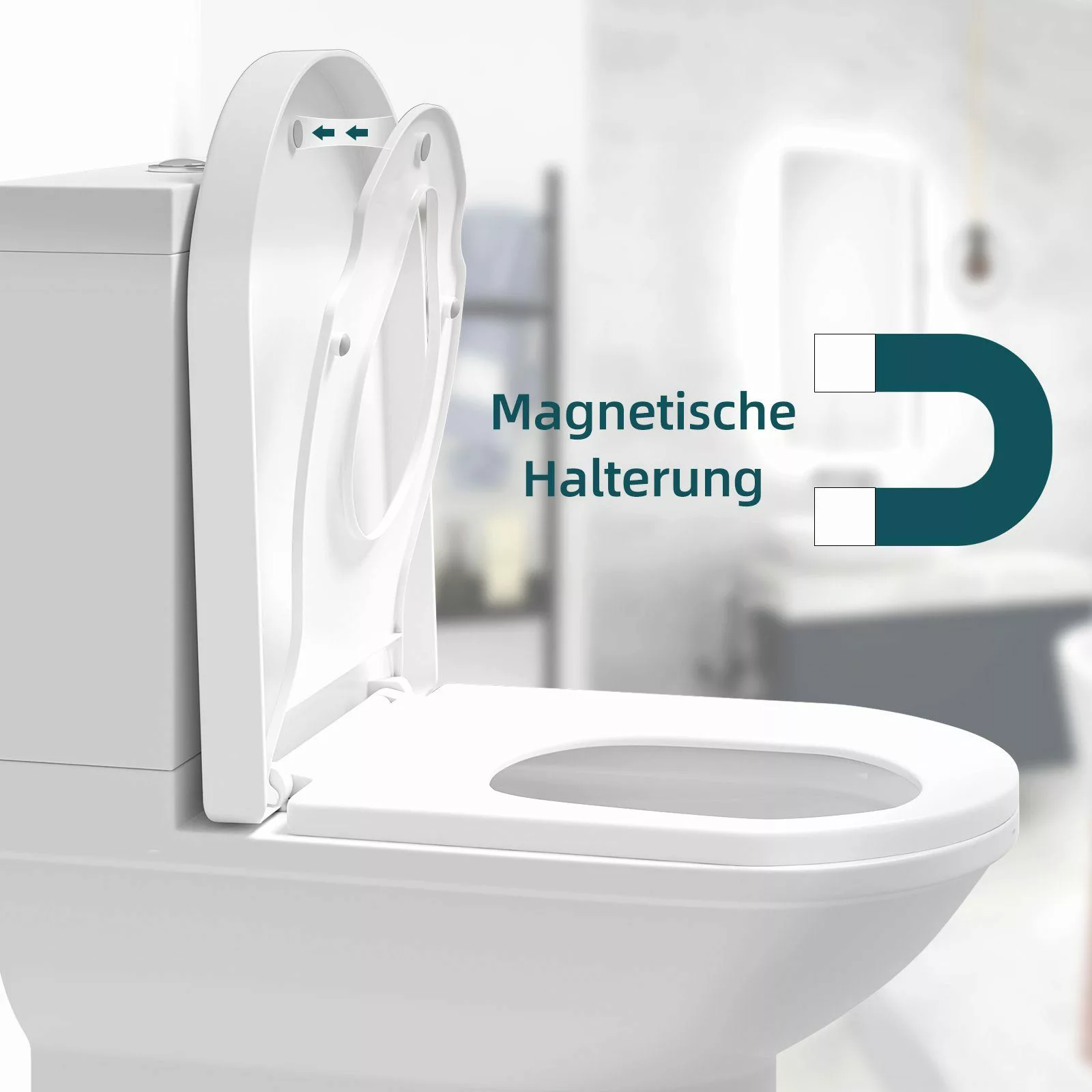 Woltu WC-Sitz (1-St), mit Kindersitz, Familie günstig online kaufen