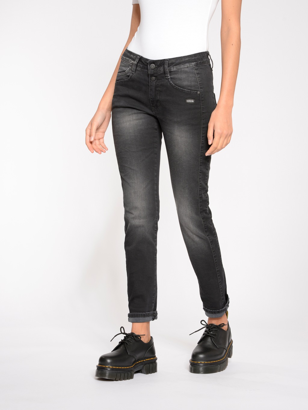 GANG Slim-fit-Jeans "GANG Jeans Slim Fit 94SANA CROPPED" günstig online kaufen