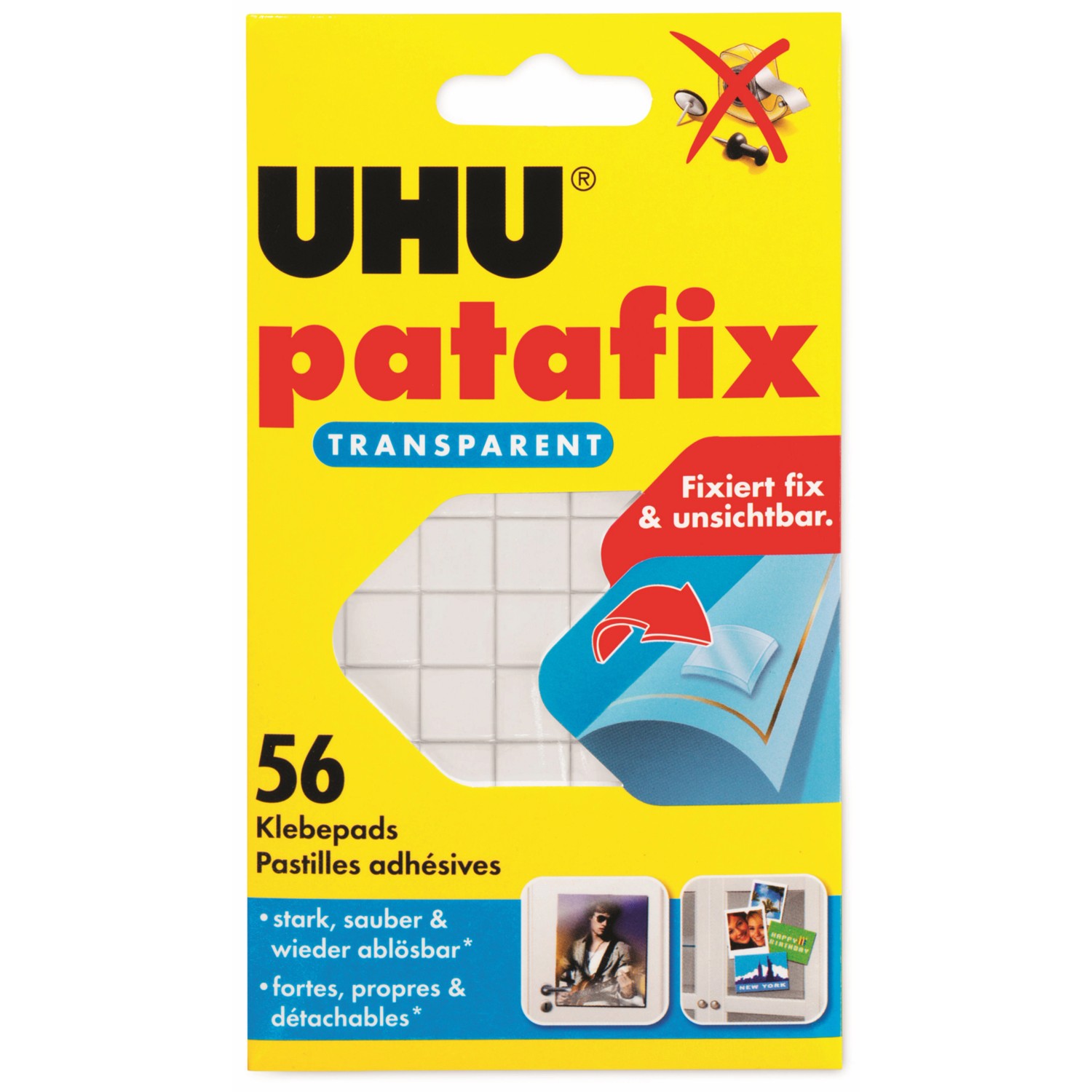 Uhu Patafix transparent 56 Pads günstig online kaufen