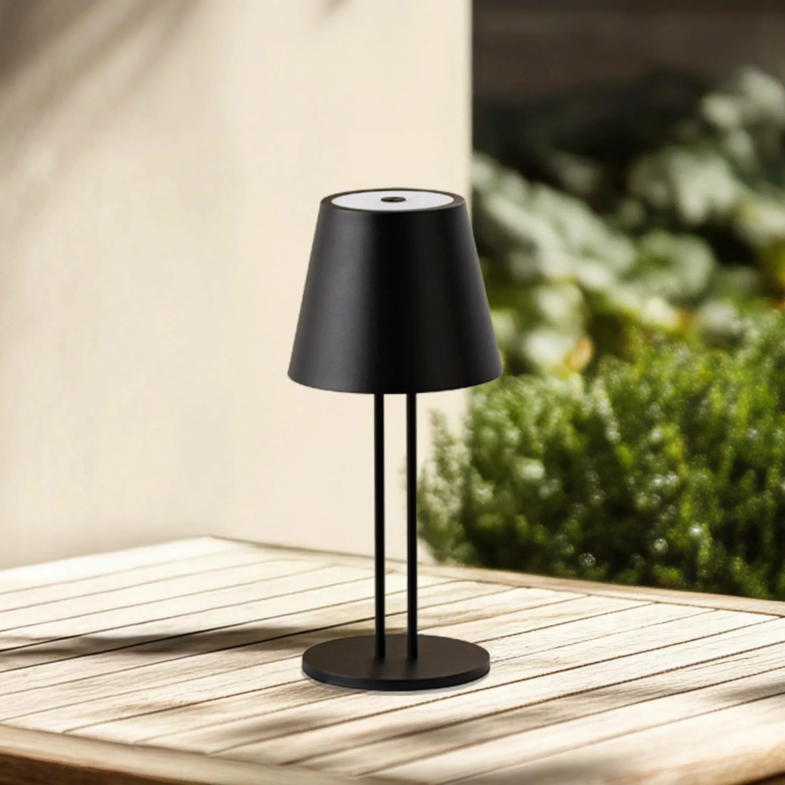 Lindby LED-Akkutischlampe Janea TWIN, schwarz, Metall günstig online kaufen