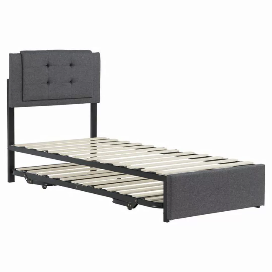 Gotagee Ausziehbett Einzelbett Doppelbett mit hochklappbaren Metallbeinen L günstig online kaufen