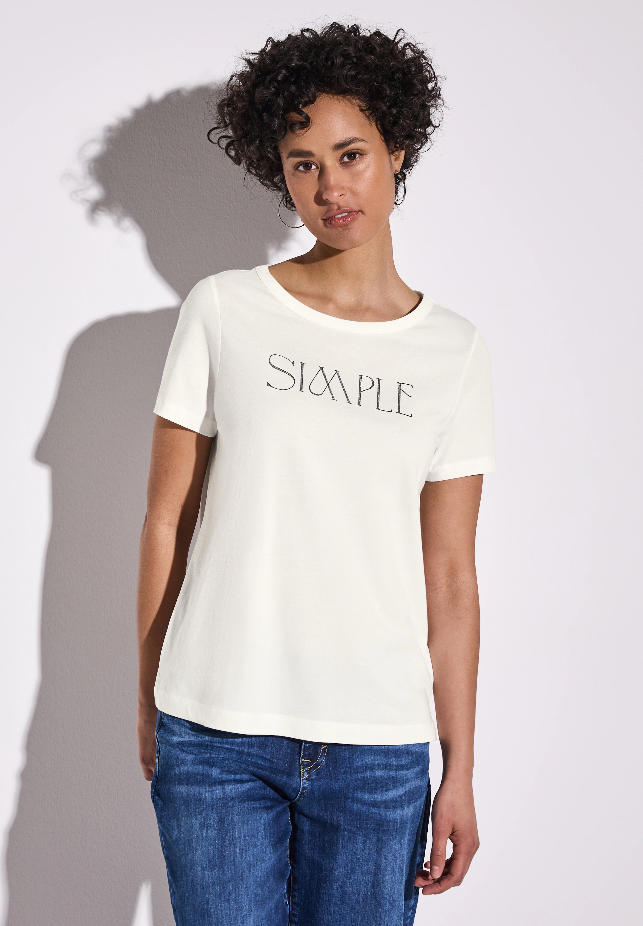 STREET ONE T-Shirt, mit Wording-Print günstig online kaufen