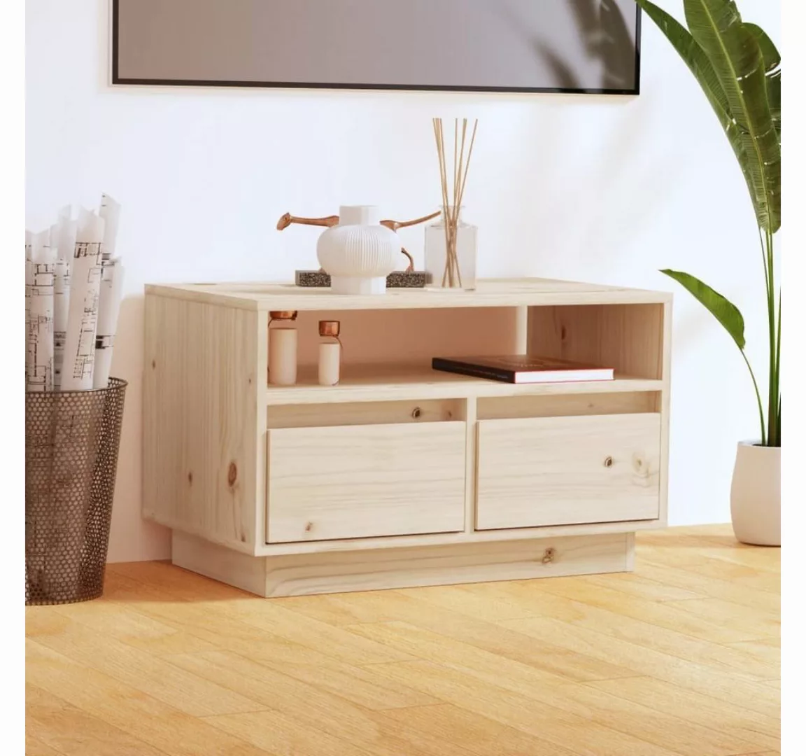 vidaXL TV-Schrank TV-Schrank 60x35x37 cm Massivholz Kiefer Lowboard günstig online kaufen