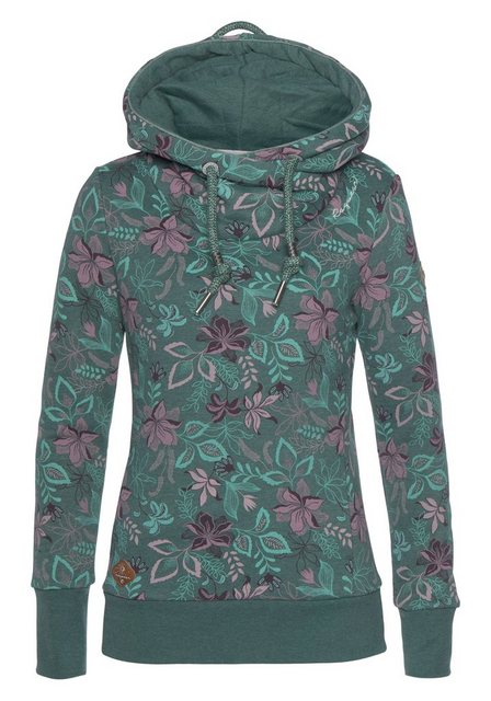 Ragwear Sweater GRIPY FLOWERS O Hoodie mit floralem All Over-Druck günstig online kaufen