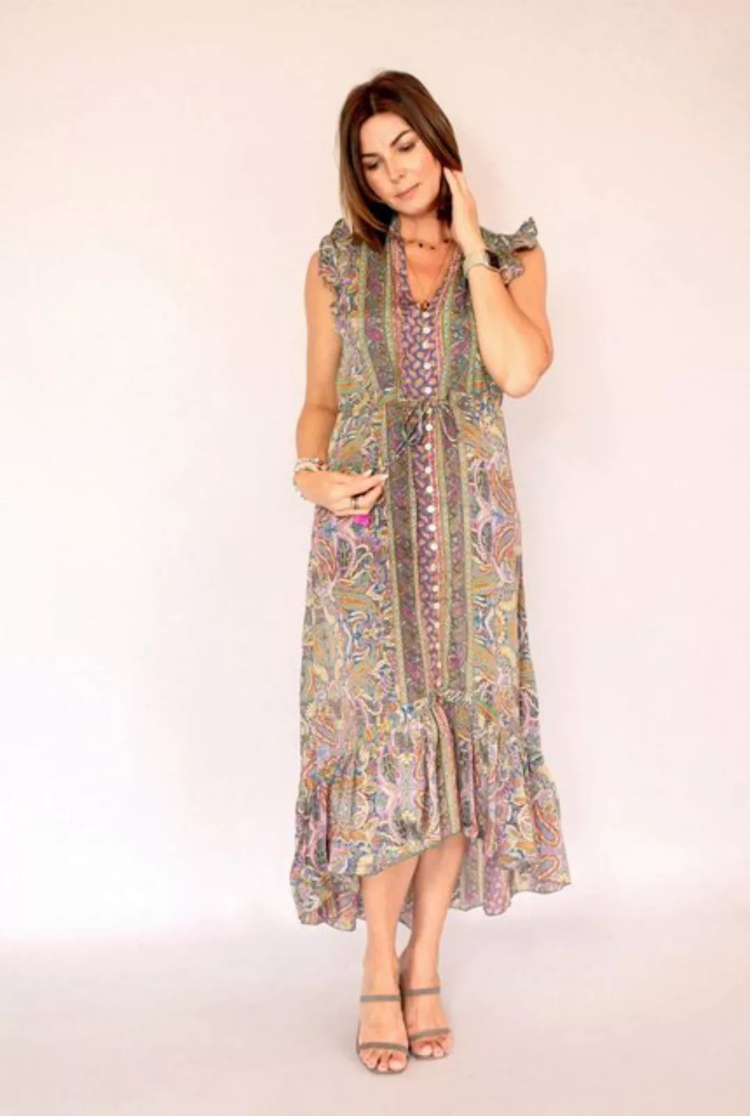 MonCaprise by Clothè Maxikleid Kleid Strandkleid Sommerkleid Seidenkleid as günstig online kaufen