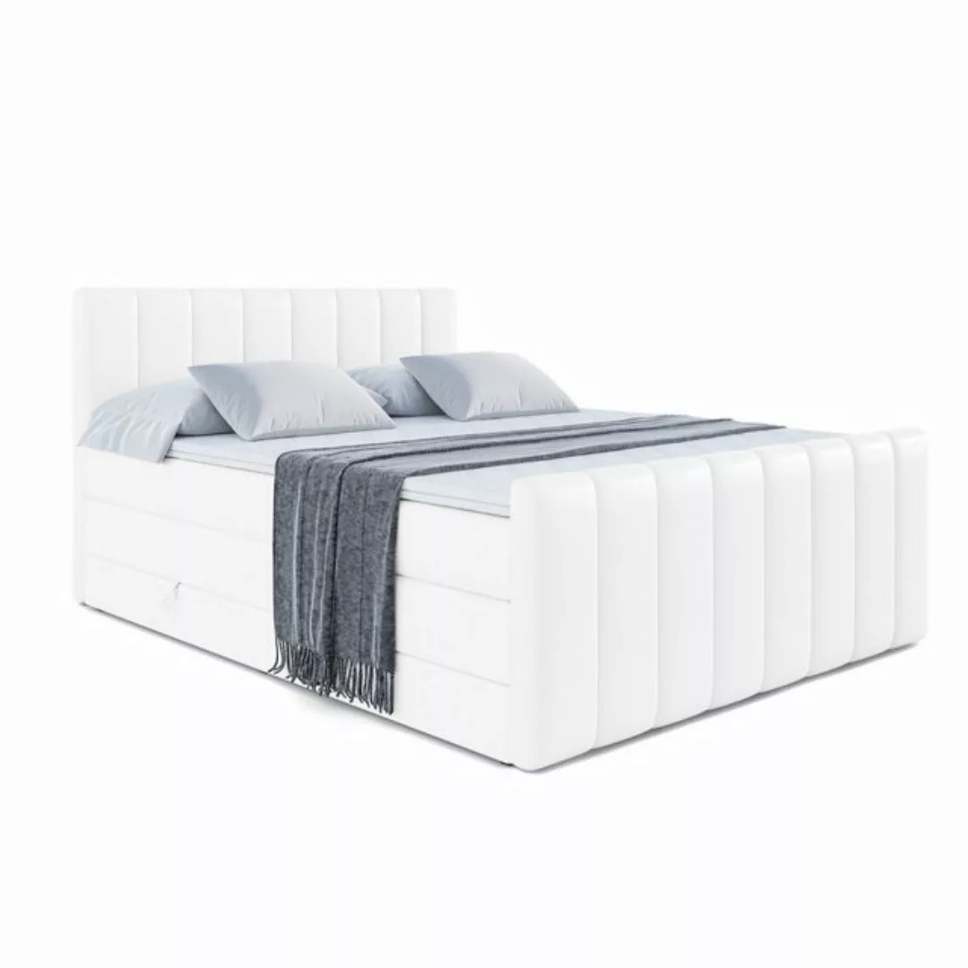 ALTDECOR Boxspringbett OTTA-Z KING (Multipocket-Matratze H4, H3 Matratze Bo günstig online kaufen