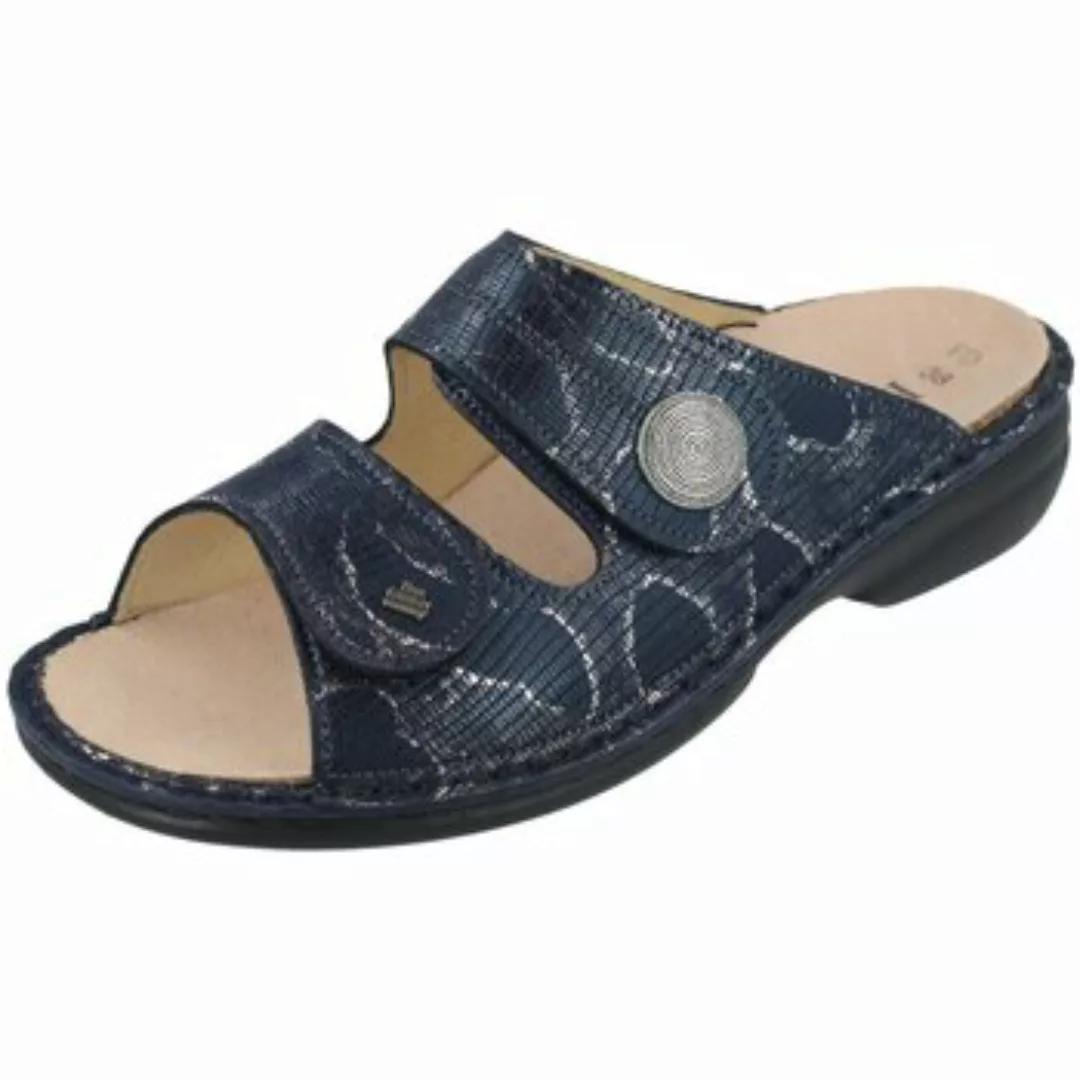 Finn Comfort  Clogs Pantoletten Sansibar  - Importiert, Blau Finn Comfort günstig online kaufen