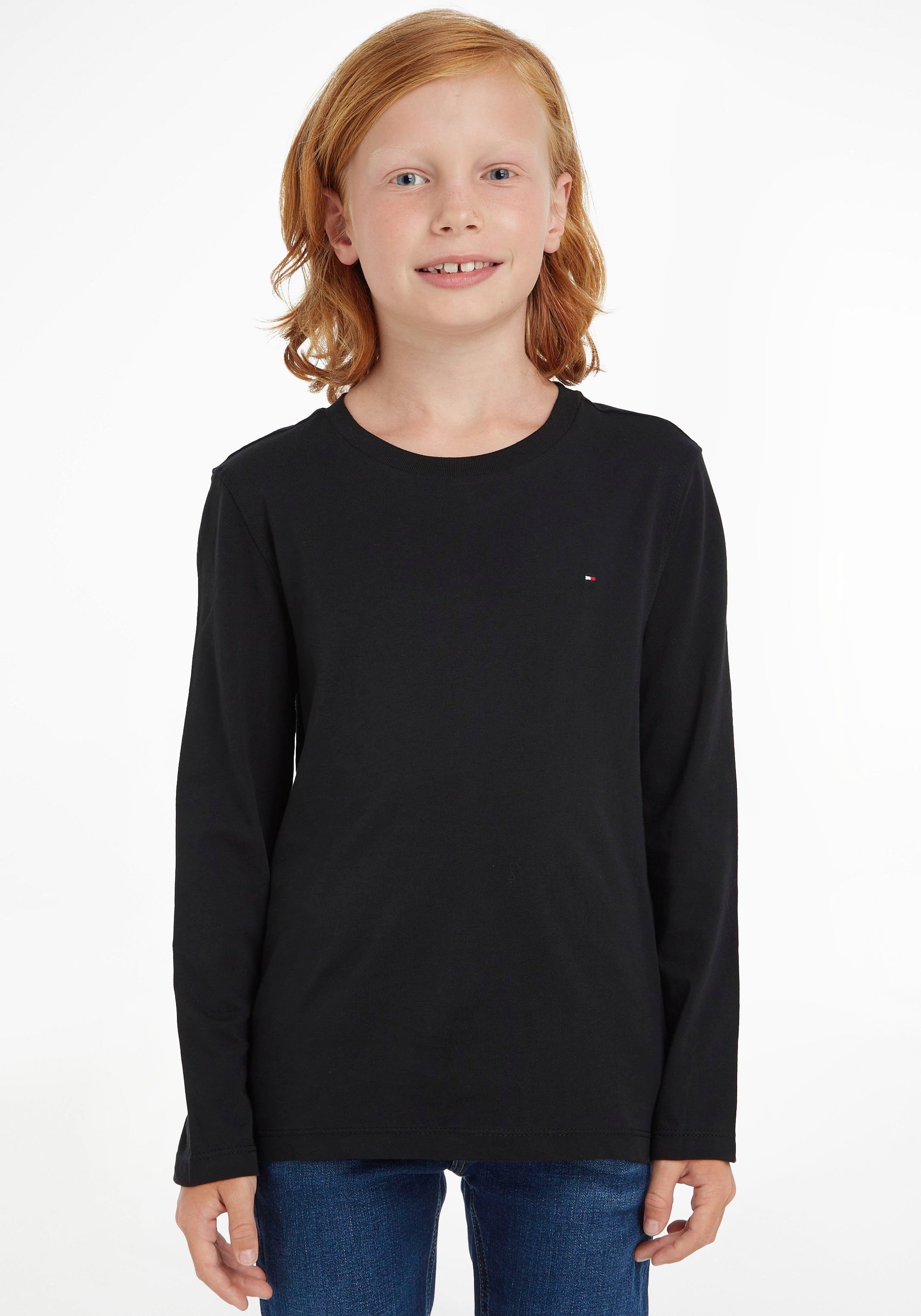 Tommy Hilfiger Langarmshirt BOYS BASIC CN günstig online kaufen