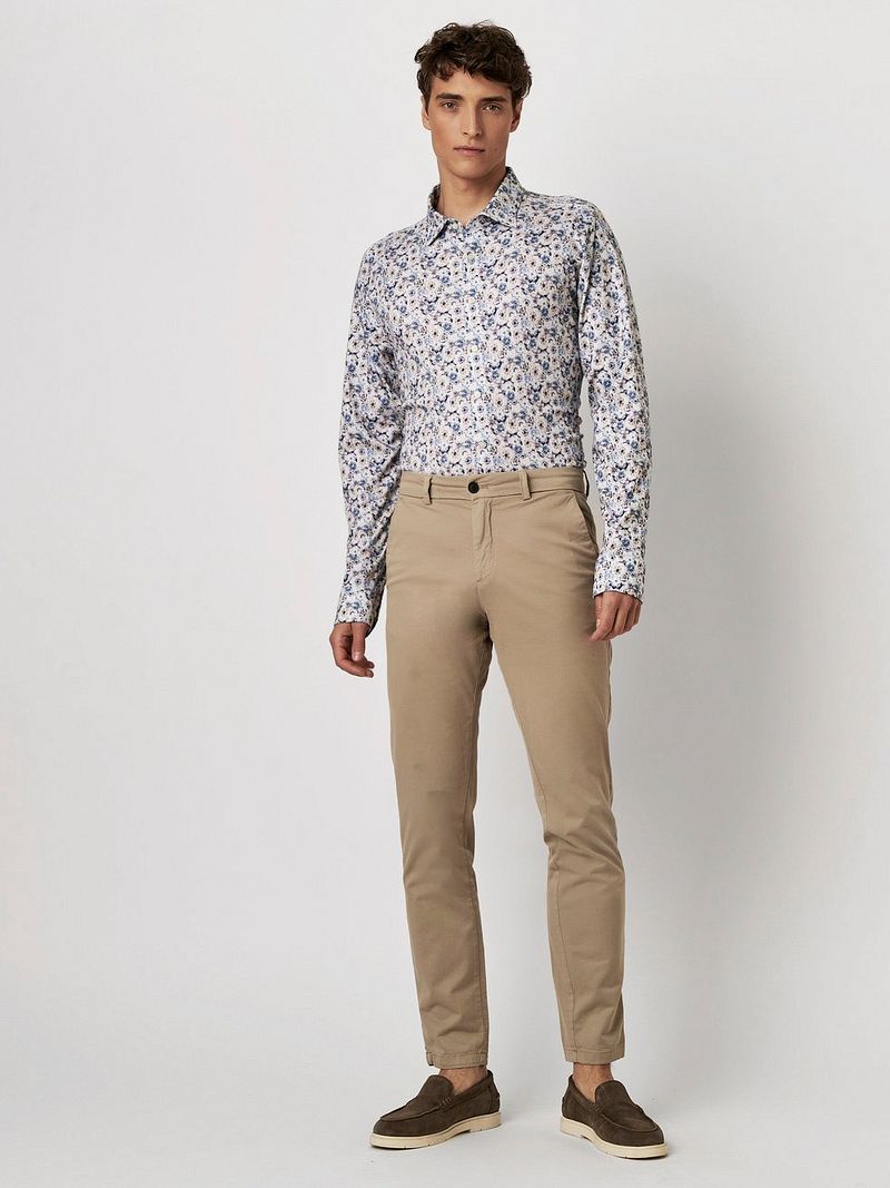 DESOTO Hemd Smooth Violets Blau - Größe L günstig online kaufen