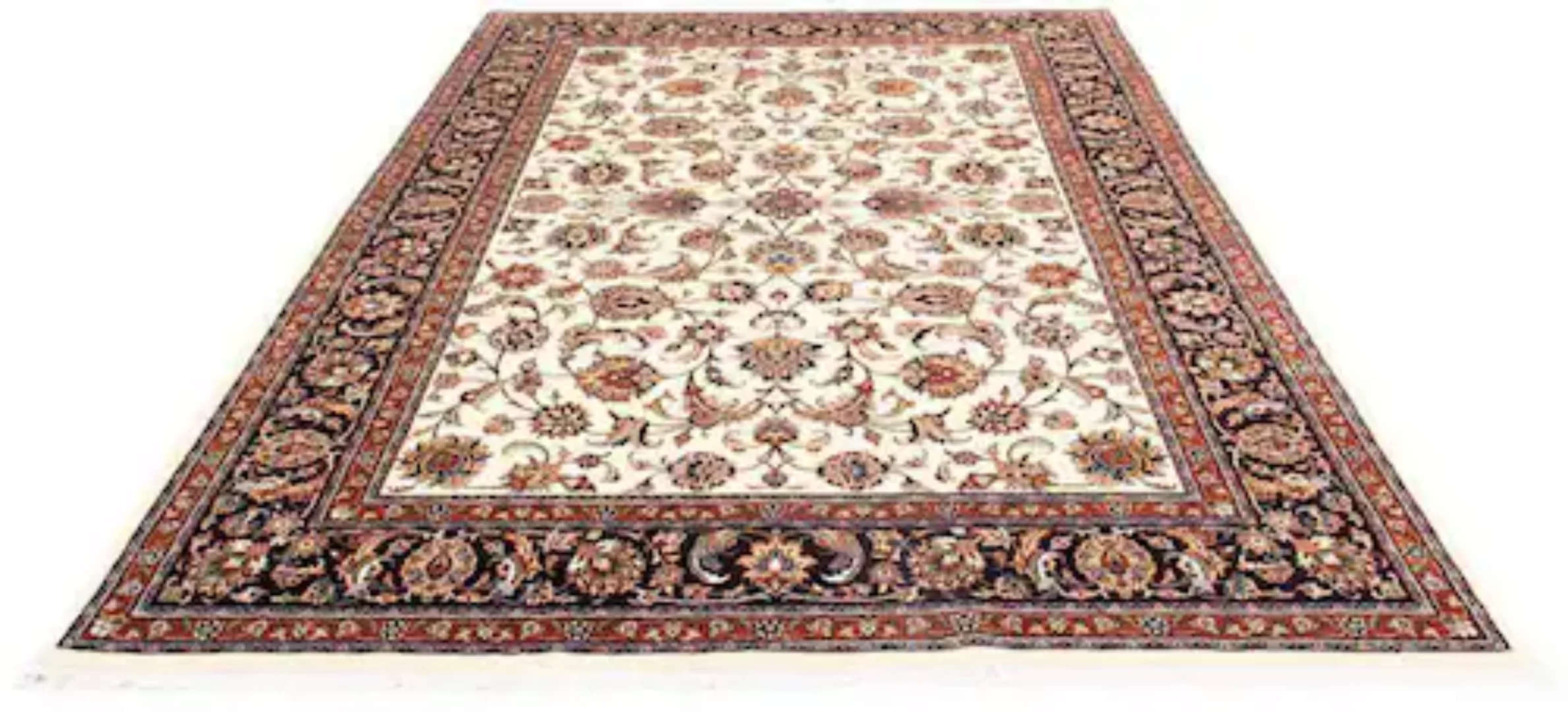 morgenland Wollteppich »Kaschmar Blumenmuster Beige 293 x 199 cm«, rechteck günstig online kaufen