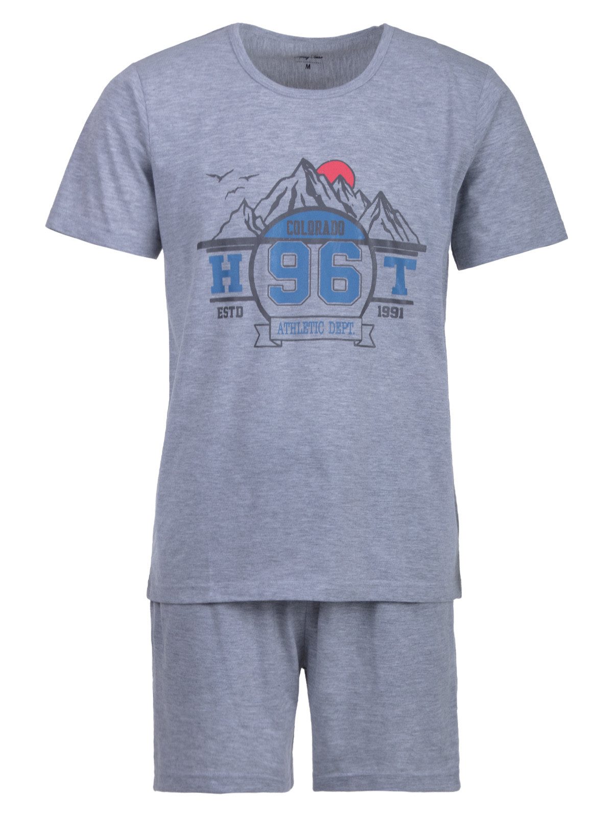 Henry Terre Schlafanzug Pyjama Set Shorty günstig online kaufen