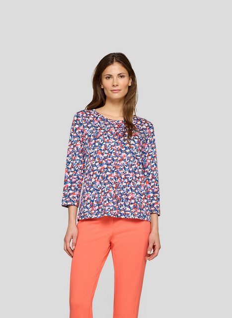 Rabe Print-Shirt Rabe Blumen-Shirt mit leuchtendem Allover-Print günstig online kaufen